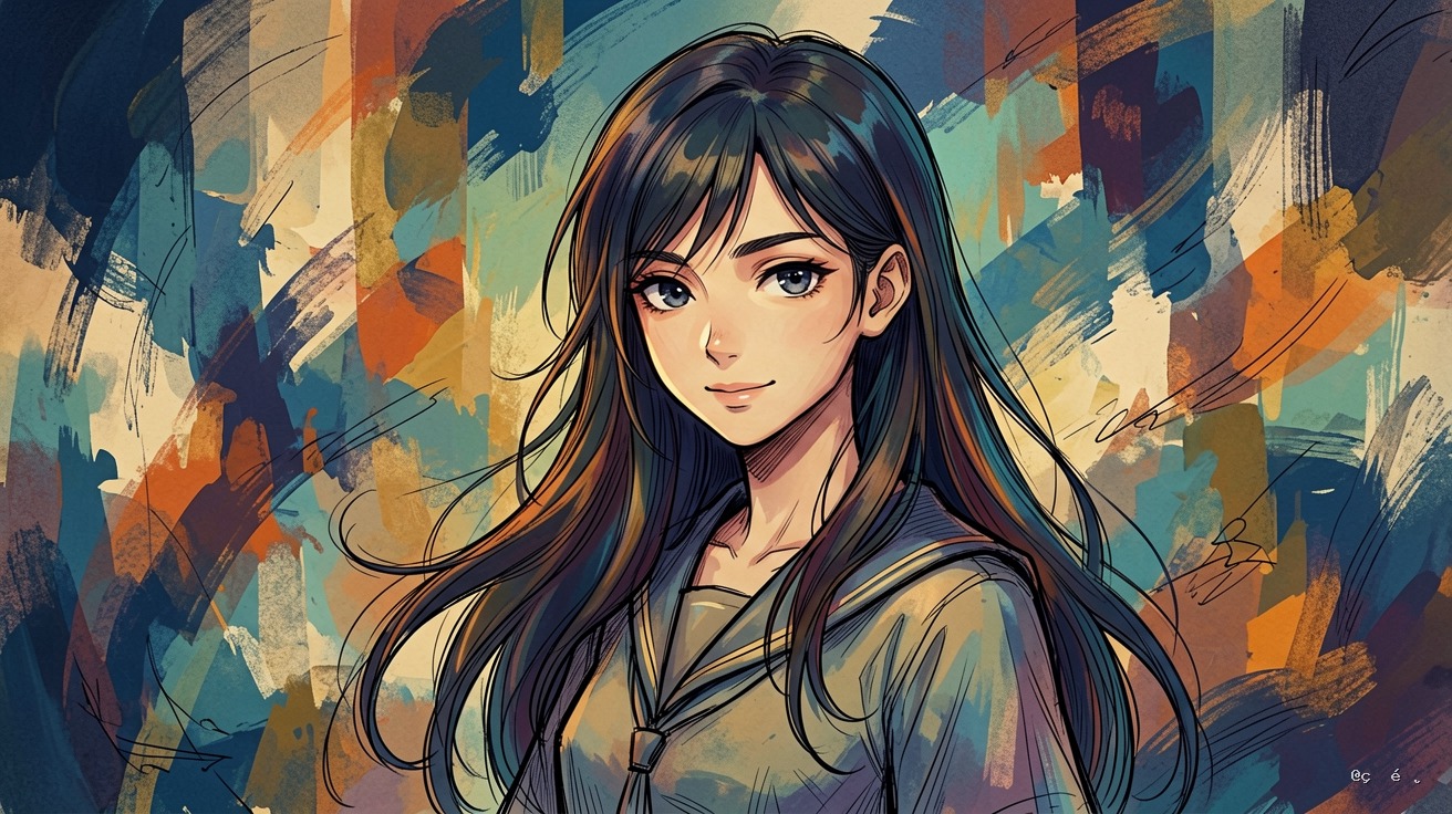 Hanna Wainio风格，笔触细腻，线条流畅，极繁主义，