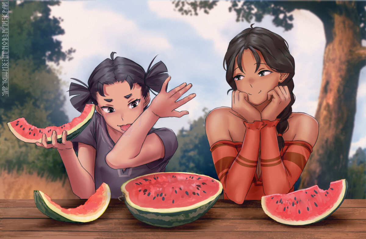 夏日西瓜时光