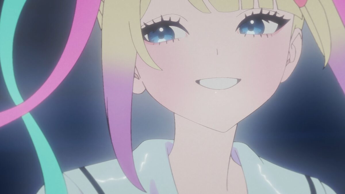 多彩长发女孩