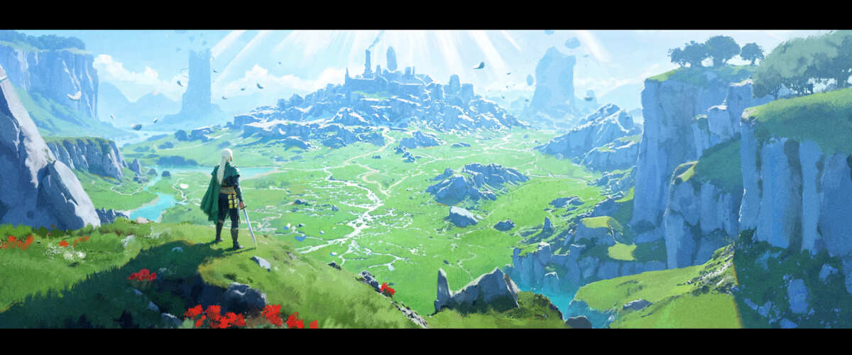 剑客与奇幻风景