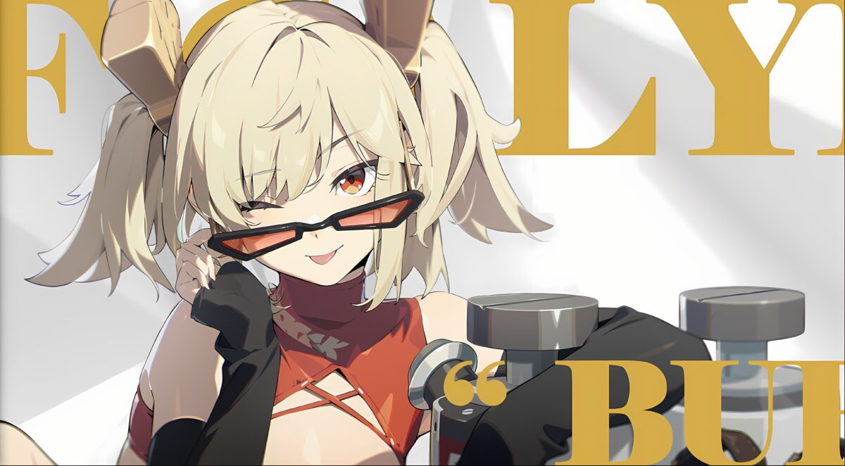 金发双马尾女孩