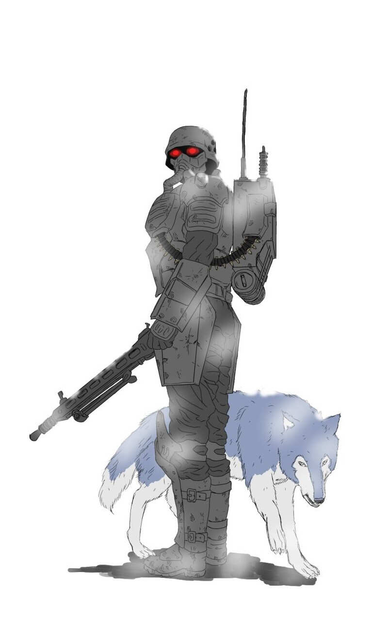 未来战士与狼