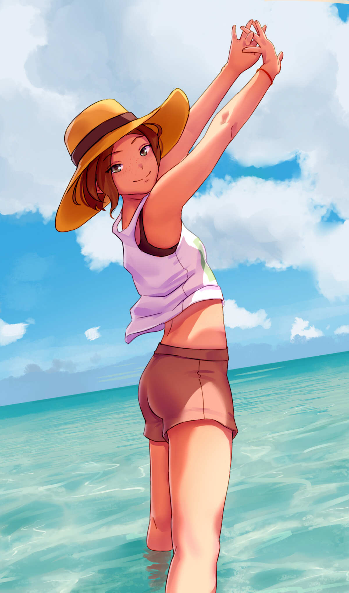 夏日海滩风情