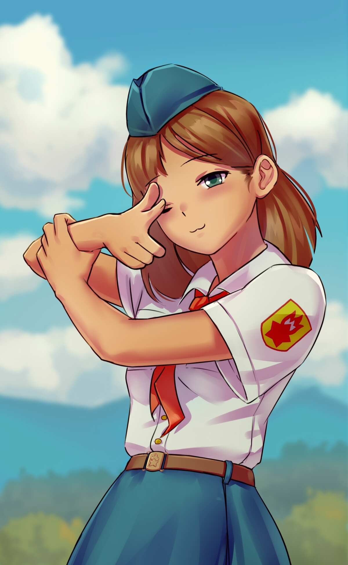 治愈系动漫女孩