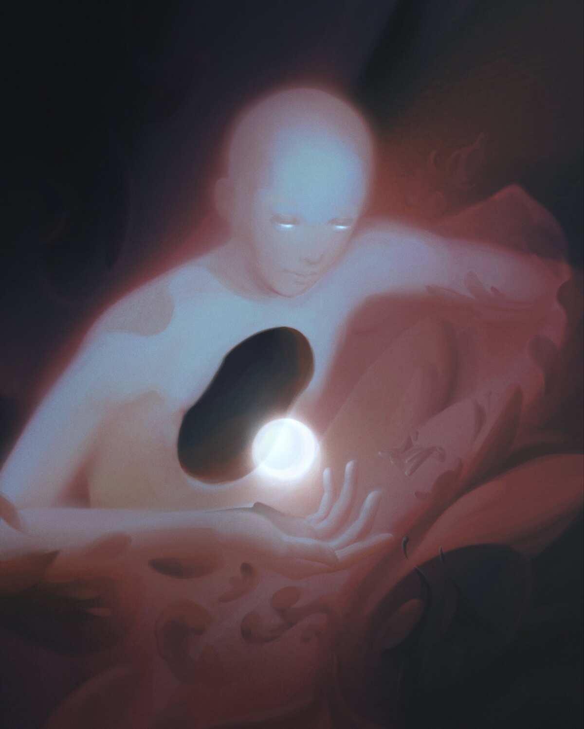 数字艺术的神秘肖像
