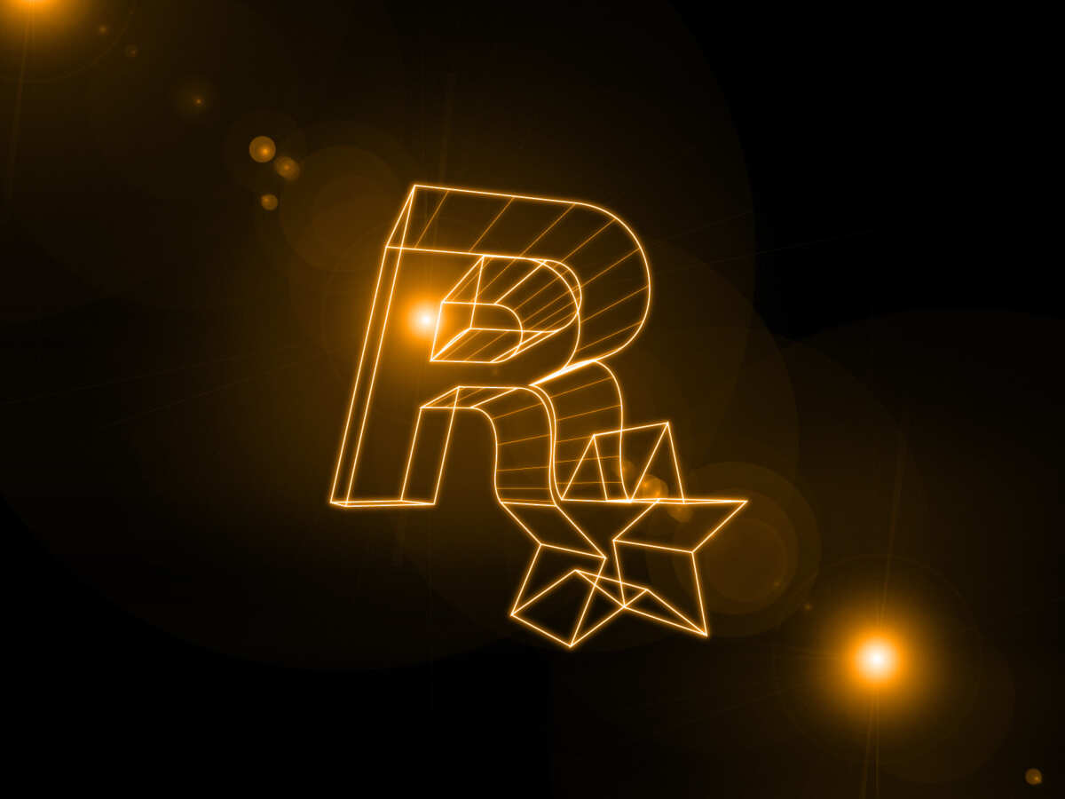 未来主义字母 R 壁纸