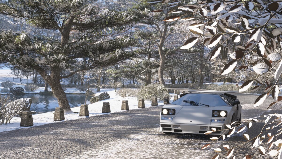 雪地跑车壁纸