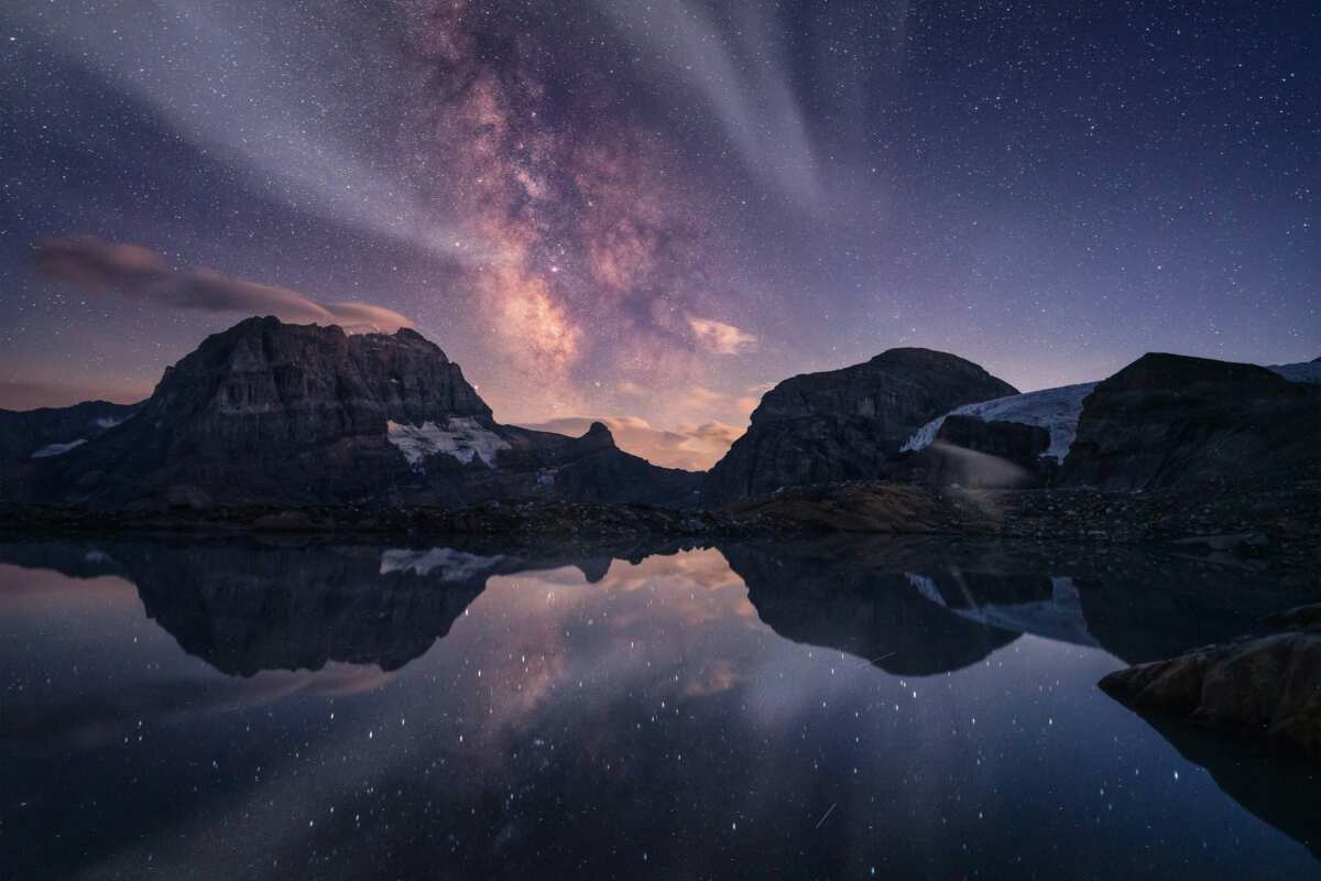 星空倒影