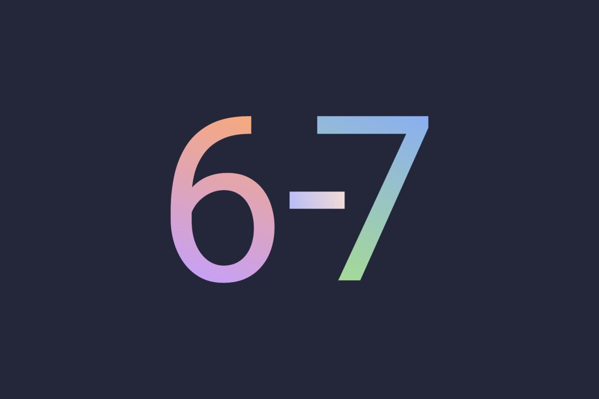 渐变数字壁纸