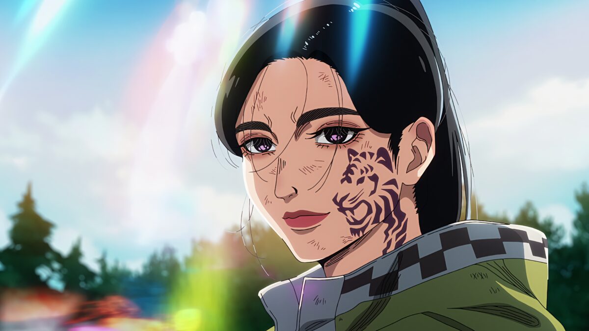 阳光下的动漫女孩
