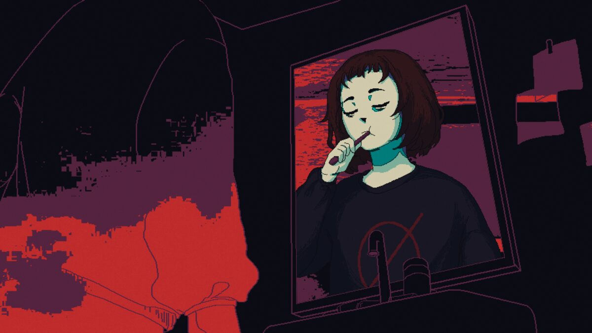镜中沉思