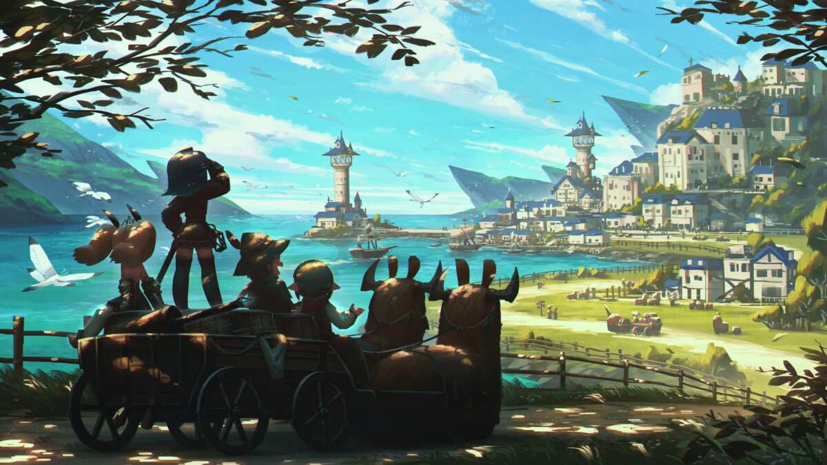 奇幻小镇风景