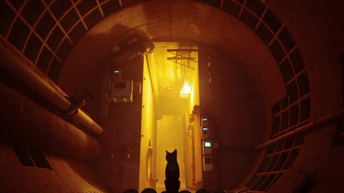 工业风猫咪剪影