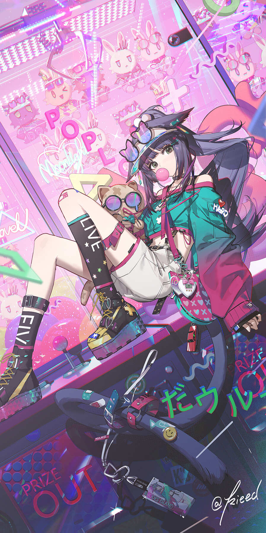 霓虹猫耳少女