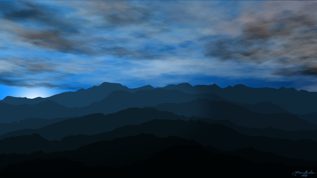 暮光山峦