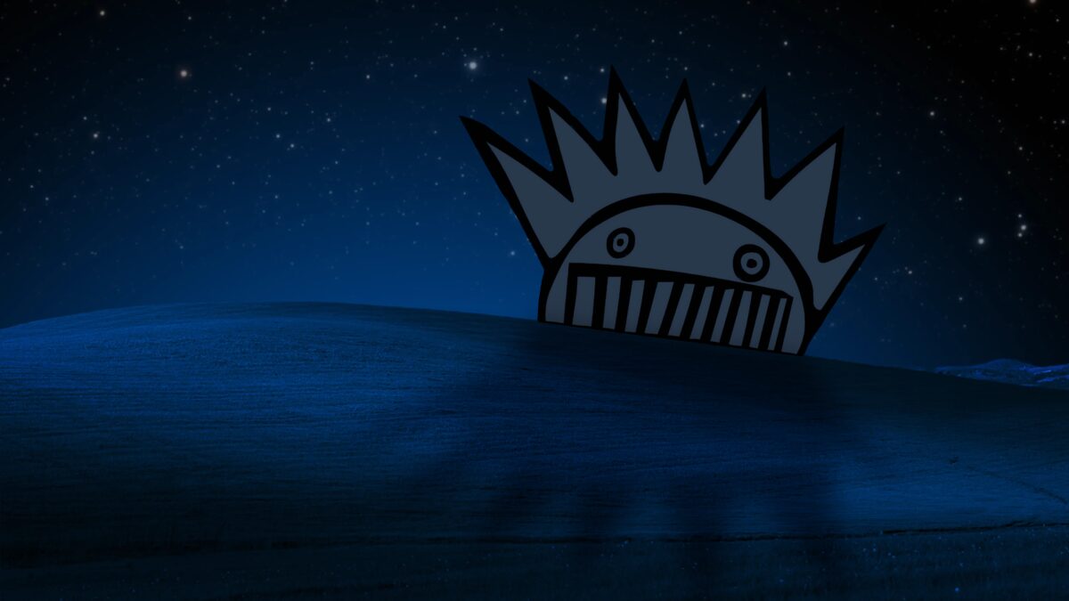 星空下的神秘生物