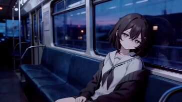 Lonely Night Train Live Wallpaper
