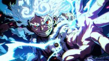 One Piece 动态壁纸，路飞使用 Supreme King Haki，高清分辨率，极致视觉体验