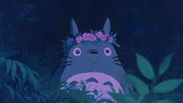 Flower Crown Totoro Live Wallpaper