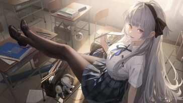Charlotte School Girl Resonance Solstice Live Wallpaper