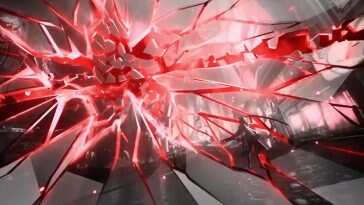 红眼斩梦之痛科幻主题高清动态壁纸，包含黑洞、爆炸、玻璃元素