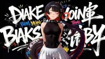 Ellen Joe 动态壁纸： graffiti Zenless Zone Zero