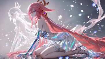 《原神》Yae Miko樱花闪耀动态壁纸