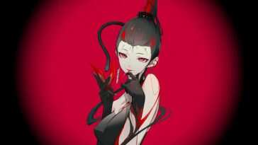 动漫女孩蛇形动态壁纸