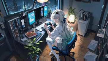 Gamer Firefly Honkai Star Rail Live Wallpaper