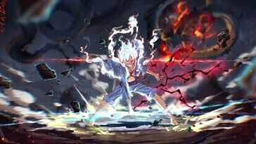 Gear 5 动态Luffy One Piece壁纸