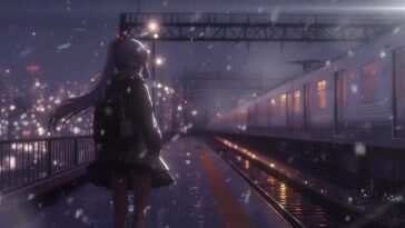《原神》阿莫斯雪夜火车动态壁纸