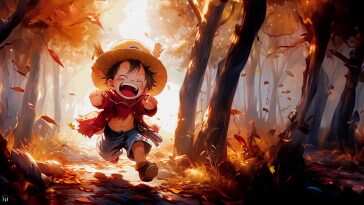 One Piece 动态壁纸：路飞童年