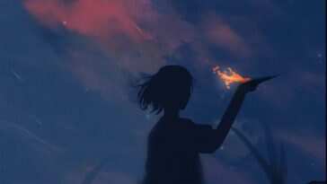 星空火焰动态壁纸