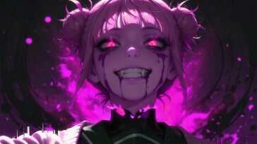 《我的英雄学院》Himiko Toga个性造型高清动态壁纸，适合桌面背景