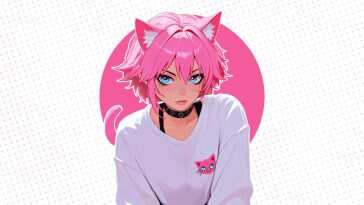 动态壁纸：波普艺术猫娘