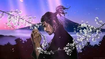 武士 Miyamoto Musashi 祈祷动态壁纸