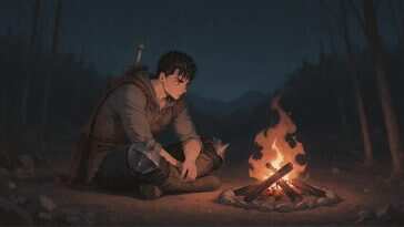 奇幻动态壁纸：berserk篝火Guts