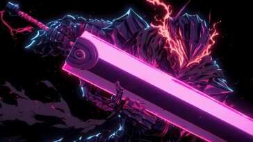 霓虹动态壁纸：黑甲战士Guts