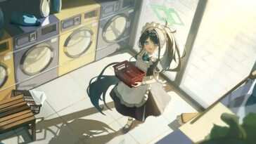 Tendou Arisu Maid Blue Archive Live Wallpaper