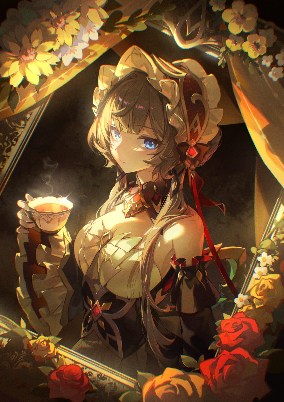 茶香与花影