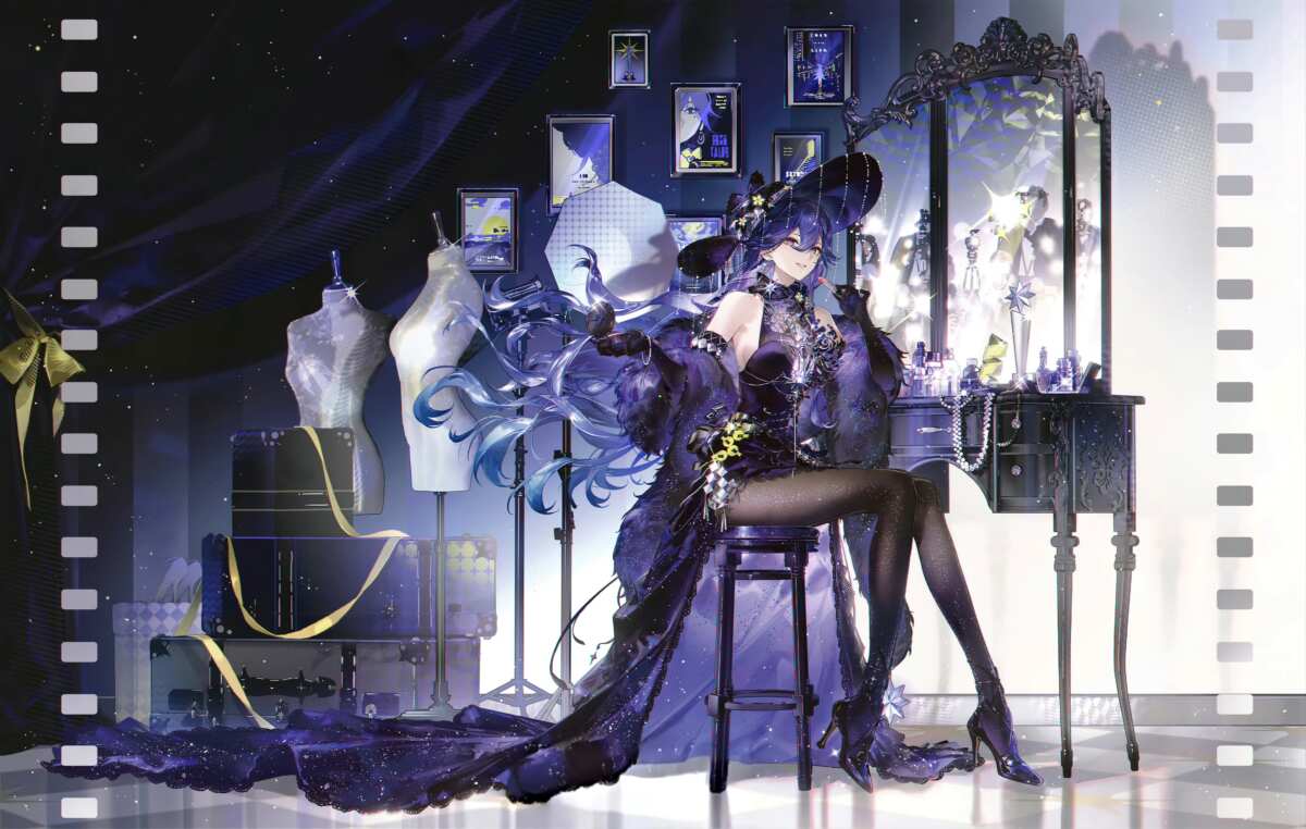 紫蓝梦幻女孩