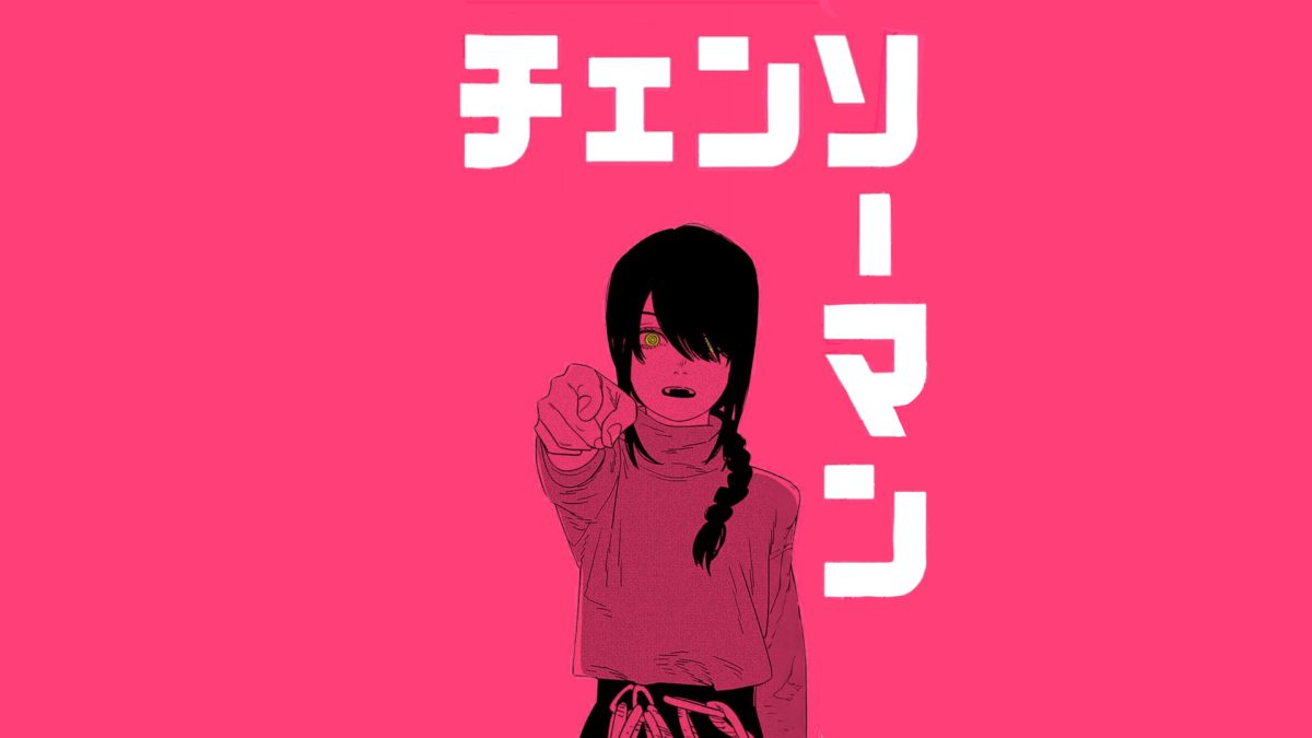 粉红背景动漫女孩壁纸