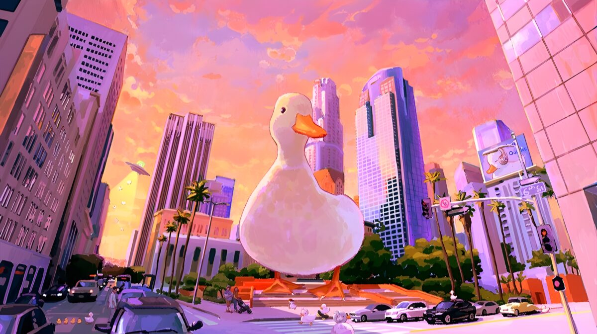 治愈系大鸭城景