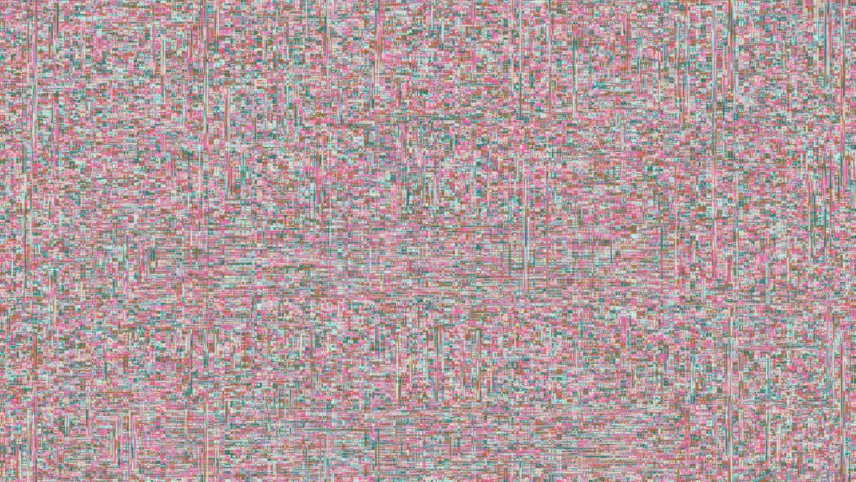数字抽象彩色像素