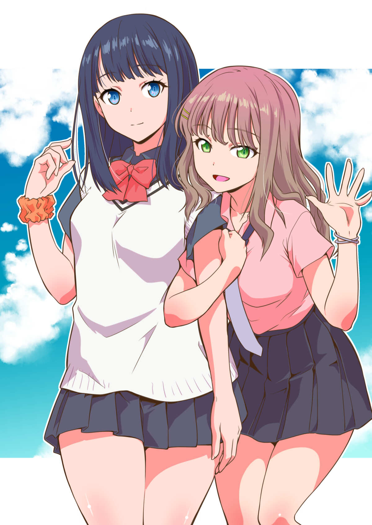 双马尾姐妹