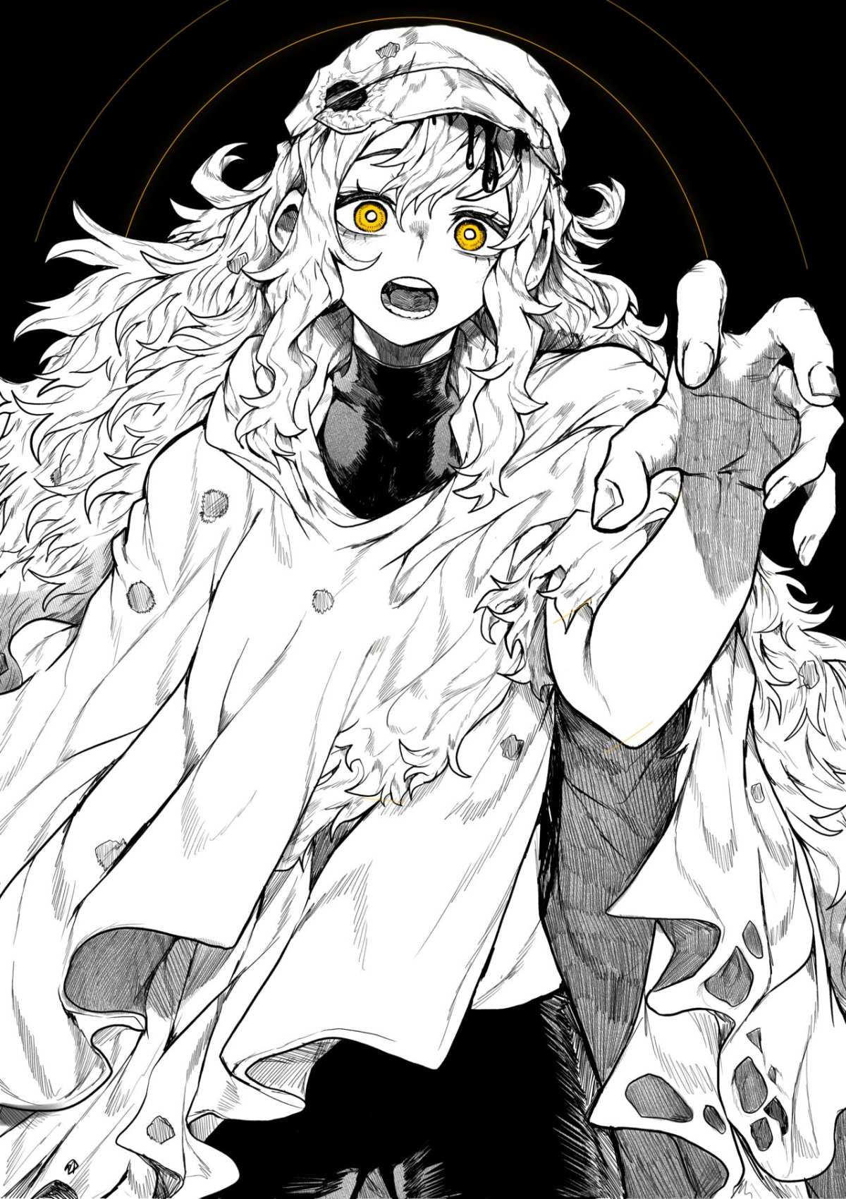 黄眼长发女生