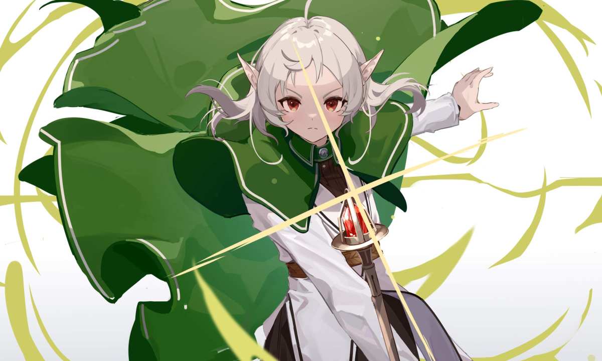 白发红眼魔法师