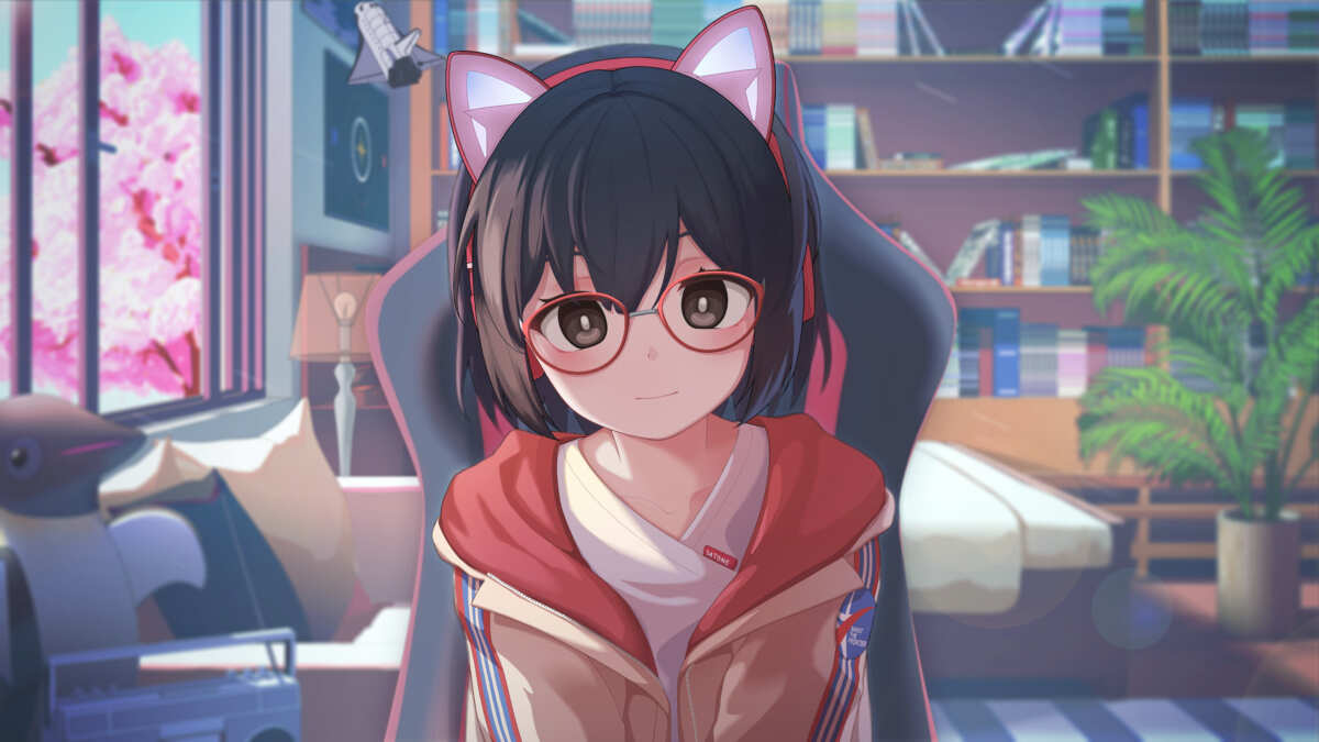 治愈系动漫女孩