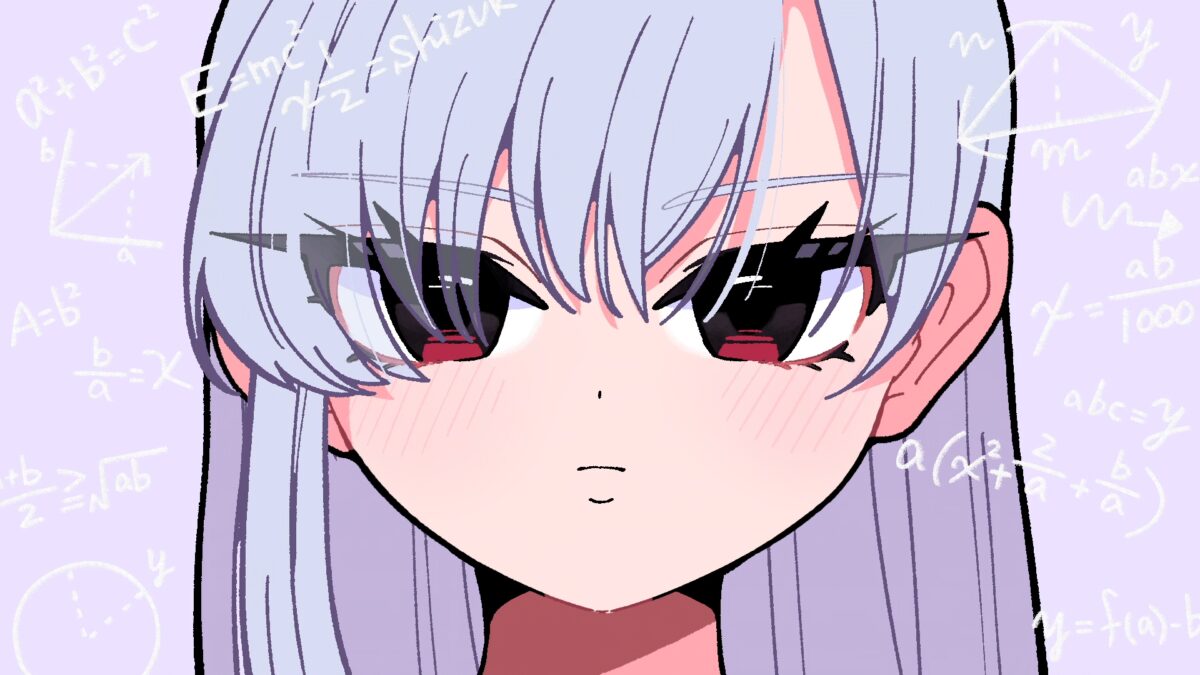 白色头发动漫女孩