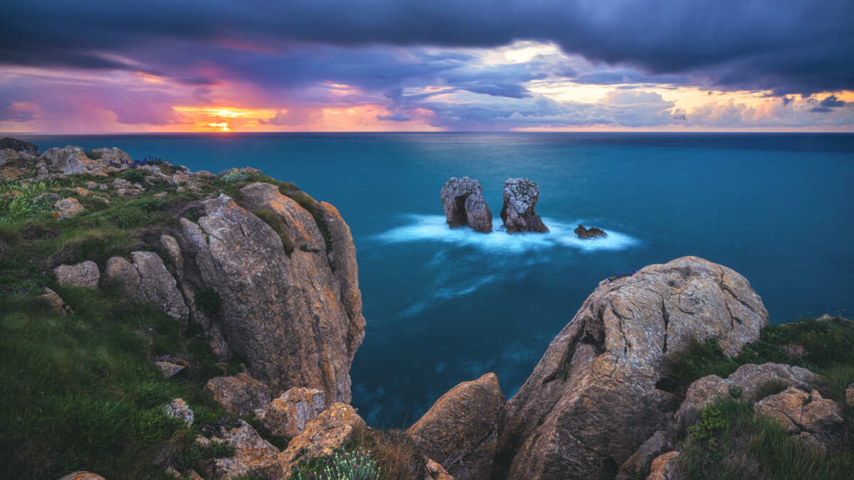 日落海景